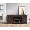 thumbnail image 3 of WAMPAT Farmhouse Sliding Barn Door TV Stand for 65" Flat Screen，59 Inch, 3 of 6