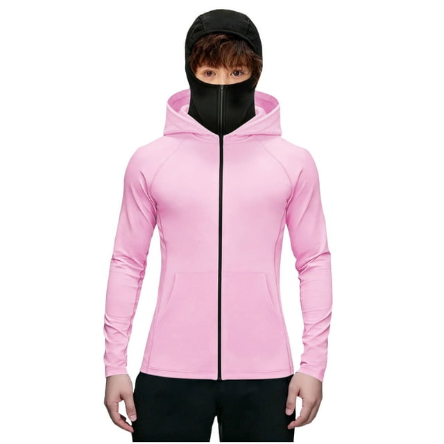 Chaqueta deportiva de invierno para niños, de color liso, de manga larga, con capucha, informal, con cremallera y bolsillos, de poliéster.