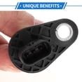 thumbnail image 4 of Ofertas Únicas 1 Sensor de Posición del Cigüeñal para VW Arteon SE, SEL 2.0 2019-2021, Resistente Metal Plástico Negro CKP Sensor de Motor, 4 of 6