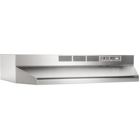Broan 30 Inch Stainless Steel ADA Capable Non Ducted Under Cabinet Range (Best Range Hood Parts)
