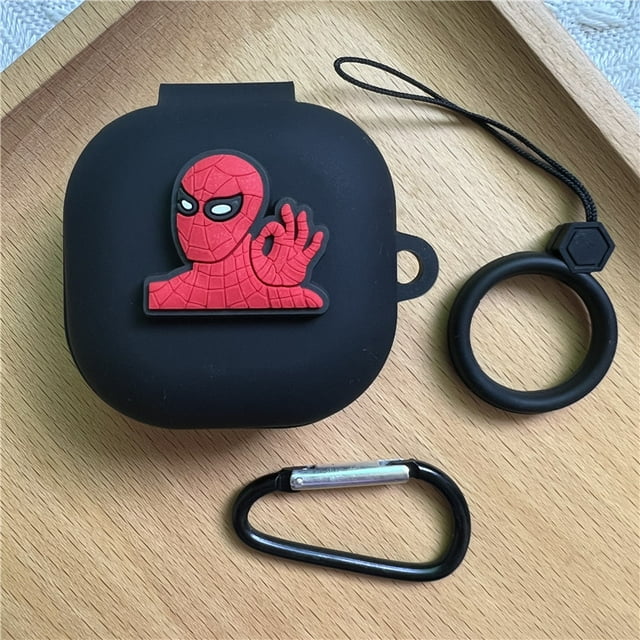 Cartoon Earphone Case for Samsung Galaxy Buds Live / Buds Pro / Buds 2 / Buds2 Pro / Buds FE Earphone Bags With Finger Strap 2 for Buds2 pro