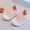 Pink, variant on LIUYUNNN Toddler Solid Color Shoes with Soft Rubber Soles Slipper Indoor Slippers Boys kid shoes 12-18 Months Boys Girls Four Seasons Outfits
