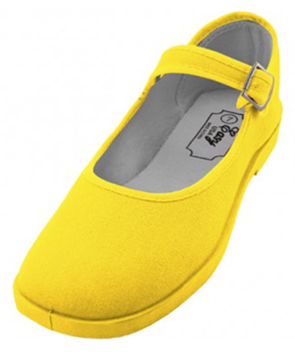 mary jane shoes yellow