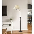 thumbnail image 5 of 68" Bronze Adjustable Traditional Shaped Floor Lamp With Beige Empire Shade, 5 of 7