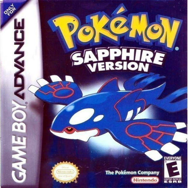 Pokemon Sapphire Nintendo Gameboy Advance Gba Refurbished Walmart Com Walmart Com
