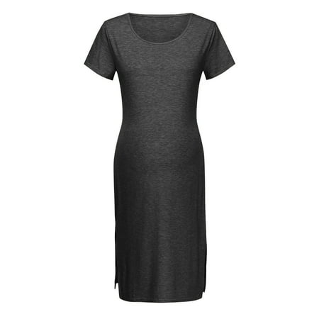 

Viikei Pregnant Tops Clearances Pregnant Dresses for Women Maternity Clothes for Women Plus Size Summer Short Sleeve Casual Sundress Pregnancy Dress Clothes