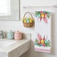 thumbnail image 2 of DefiDgd Easter Bunny Egg Pattern Kitchen Dishes Towels,Bathroom Hand Towels Soft Absorbent for Spring Bathroom Kitchen Home Party Supplies Decor Gift(D), 2 of 6