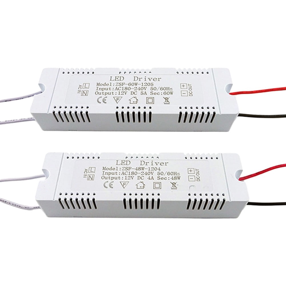 12V 5A 60W Constant Voltage LED Driver Power Supply - For 5050/5630 LED Strips 2 thumbnail image