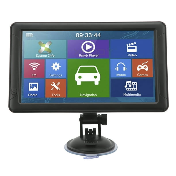 Pantalla de navegación GPS, pantalla táctil de 9 pulgadas para navegación GPS para automóvil Navegación GPS para automóvil diseñada para profesionales
