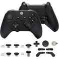 thumbnail image 5 of Prociv 17 in 1 Metal Thumbsticks for Xbox One Elite Series 2, Elite Series 2 Controller Accessory Parts, Gaming Accessory Replacement, Metal Mod 6 Swap Joystick, 4 Paddles, 2 D-Pads, 1 Tool (Black), 5 of 9