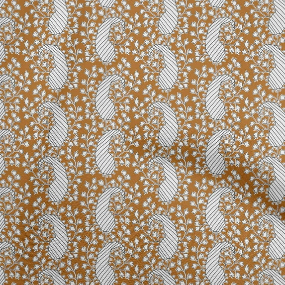 oneOone Cotton Jersey Orange Fabric Block Sewing Fabric By The Yard Printed Diy Clothing Sewing Supplies 58 Inch Wide-3Z