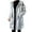 Silver, variant on Aihuaihua Men's Windbreaker Jacket with Hood Long Waterproof Anorak Lightweight Long Reflective Stage Performance Trench Coat Outerwear Evening Show Outdoor Hiking Jackets Black XXXL