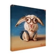 thumbnail image 2 of Trademark Fine Art 'Back to school Rabbit' Canvas Art by Lucia Hefferna, 2 of 3