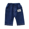 thumbnail image 2 of Ame Summer Baby Boy Adorable Print Short Sleeve Shirt Blouse Denim Shorts Casual Outfits Clothes 0-4Years, 2 of 8