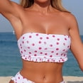 thumbnail image 5 of Swimsuits for Women Tankini Swimsuits Floral Print Tankini Swimsuit Bikini Separates Two Piece Bathing With, 5 of 9