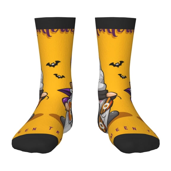 Naloa Cute Gnomes Halloween Kids Socks Unisex Kids and Toddlers' Crew Socks, ,1 Pairs