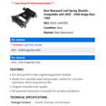 thumbnail image 2 of Rear Rearward Leaf Spring Shackle - Compatible with 2002 - 2008 Dodge Ram 1500 2003 2004 2005 2006 2007, 2 of 2