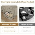thumbnail image 5 of 6-Drawer Dresser, 47" Wide Wood Storage Chest with Smooth Gliding Drawers – Freestanding Closet Organizer for Bedroom, Living Room, Entryway, MDF Frame & Water-Resistant Finish", 5 of 7