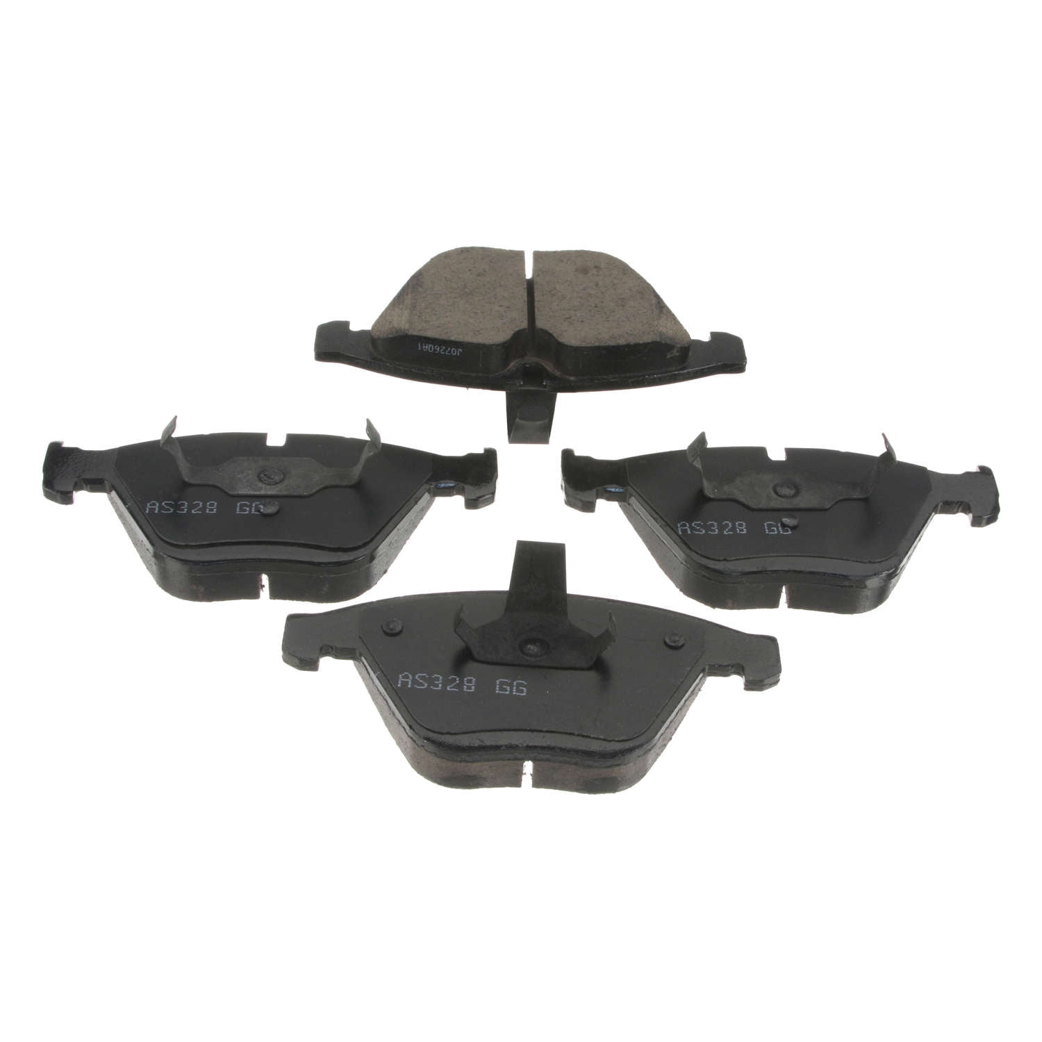 Akebono EURO UltraPremium Brake Pad Set, Ceramic