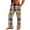 X018-Brown, variant on Censtreet Men's Pajama Bottoms Plaid Pajamas Pants for Men Soft Long Lounge Pj Sleep Pant with Pockets