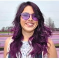 thumbnail image 5 of Round Sunglasses - Transparent Brown, 5 of 6