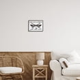 thumbnail image 2 of Stupell Industries Lake Life Canoe Ores Rustic Cabin Typography Graphic Art Black Framed Art Print Wall Art, Design by Lettered and Lined, 2 of 5