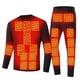 thumbnail image 3 of Ropa interior con calefacción para hombre, traje de motocicleta con calefacción térmica, alimentado por USB, pantalones de motocicleta, esquí, 28, invierno, nuevo, 3 of 4