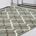 thumbnail image 5 of Cadena Contemporary Trellis Indoor Area Rug by Blue Nile Mills, 4' x 6', Blue, 5 of 5