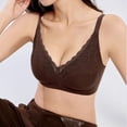 thumbnail image 6 of Gkeoshab Nursing Bras Women's No Gap Seamless Bra Control Minimizer Underwire Bra Coffee XL, 6 of 7