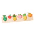 thumbnail image 4 of Rompecabezas Juego De Escritorio De Juguete De Tablero A Juego Para Preescolar 1 2 3+ A?o De Edad Fruta Sunnimix Tablero de rompecabezas, 4 of 8