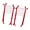 Red, variant on Hugjasmine Anniversary Chair Back Sign Set of 2 for Wedding Event Seats