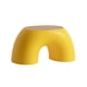 thumbnail image 4 of Taburete para niños Taburete de plástico con forma de arco iris Taburete de seguridad para niños Asiento para sala de estar, Amarillo seitruly HA002789-01, 4 of 6
