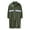 Army Green-reflective strip, variant on RYDCOT Men's Long Rain Coat Rainstorm Proof Top Outdoor Solid Color Reflective Strip Long Sleeved Raincoat Yellow