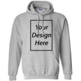 thumbnail image 1 of JOOCAR Add Your Own Text and Design Custom Personalized Sweatshirt Hoodie, 1 of 3