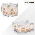 thumbnail image 2 of Foldable Fabric Storage Bin Home Cubes Clothing Organizer Bins Large Collapsible Box Basket for Home Organizer Halloween Pale Color Elements, 2 of 7