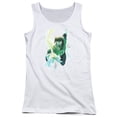thumbnail image 1 of Green Lantern Clouds Junior Women's Tank Top   White, 1 of 1