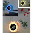 thumbnail image 3 of Reloj despertador con música Led Advancent, calendario, luz de repetición, dormitorio, Electrodomésticos Azul, HA083590-02B, 3 of 6