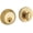 Brass, variant on Baldwin 8031190 Traditional Solid Brass Single Cylinder Keyed Entry Deadbolt From The