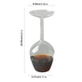 thumbnail image 6 of Vxdvou Inverted Tall Wine Glass, Unique 14oz Upside Down Wine Glass, Funny Gift for Parties & Weddings, Hand-Blown Borosilicate Glass, Versatile for Wine, Champagne, Cocktails & More, 6 of 6
