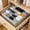 Beige, variant on 24 Cell Foldable Drawer Organizer, Non-Woven Sock and Underwear Storage Box, Grid Divider Storage Container for Socks Ties Belts and Personal Accessories(Gray,32x10cm)