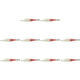 thumbnail image 1 of Flocado flotante Sutte doble gancho accesorios de pesca realistas () rojo blanco, 1 of 5