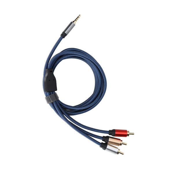 Cable de audio, macho de 3,5 mm a 3 maleto RCA macho Cable de audio Cable de video para cámara RCAAV Artesanía superior