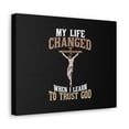 thumbnail image 2 of Scripture Walls Proverbs 3:5  I Learn To Trust Cross Bible Verse Canvas Christian Wall Art Ready to Hang Unframed, 2 of 18
