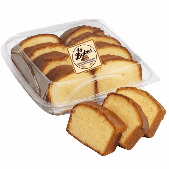 JO BAKES  Vanilla Pound Cake – 8ct Bakery Style | Soft, Golden & Ready to Share
