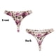thumbnail image 3 of Balery Rose Flowers Tangas de Algodón para Mujer con Estampado – Ropa Interior Sexy, Transpirable, G-string-X-Small, 3 of 6