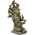 thumbnail image 2 of 6" Rugged Dakshinamurti Shiva Brass Handmade Teaching Guru, 2 of 2