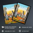 thumbnail image 3 of Callanish Standing Stones Vibrant Artwork Ancient Stone Circle Isle Of Lewis Scotland Unframed Wall Art Print Poster Home Decor Premium, 3 of 5