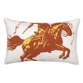 thumbnail image 1 of Balery Vintage Cowboy On A Bronco Horse Funda de Cojín Estampada, Regalos para Mujeres, Regalos de Amor para Ella, Regalos para Novia o Esposa, Funda de Almohada-20"x30", 1 of 6