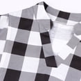 thumbnail image 5 of Youmylove Maternity Summer T-Shirt Short Sleeve V-Neck Plaid Printed Tops For Breastfeeding Women Nursing Blouse Female Stylish Pregnant Clothes, 5 of 7