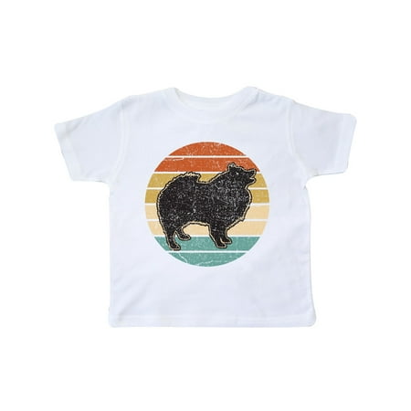 

Inktastic Keeshond Dog Retro Sunset Gift Toddler Boy or Toddler Girl T-Shirt